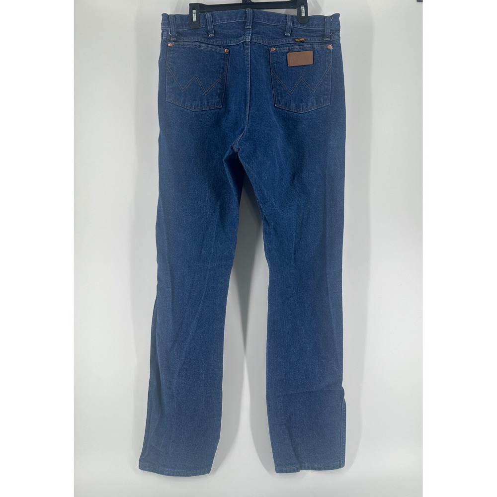 Wrangler 13MWZ Jeans Men 38x36 Blue Original Fit Retro Cowboy Cut Denim